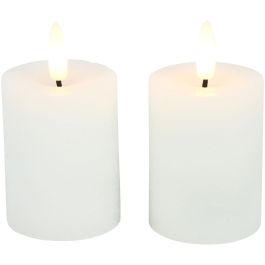 Stompkaars Benevento Led wit 5 cm rond set van 2