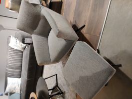 MALTENO Draaifauteuil icl. voetenbankje