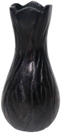 Vaas Duino 9x8x18 cm zwart rond