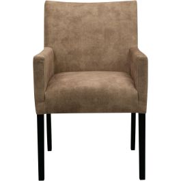 Eetkamerstoel met armleuning Avanza velvet beige