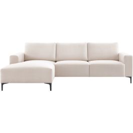 Hoekbank Links Fabria polyetherschuim beige