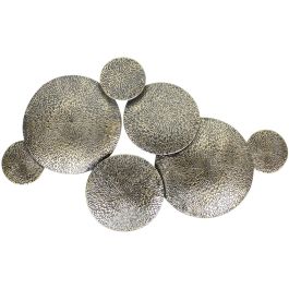 Wanddecoratie Positano metaal antiek goud