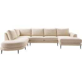 Hoekbank links Aziri ecru supreme comfort