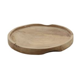 Dienblad Scaffale rond 50 teak wortel