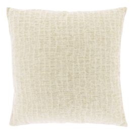 Sierkussen Baschi 45x45cm wit gestreept