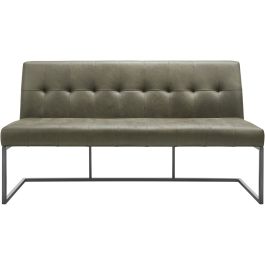 Eetkamerbank Oro 170 cm microleder groen