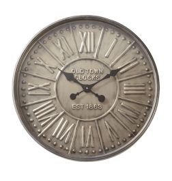 Metalen klok Nimar rond 60cm