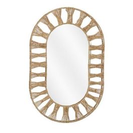 Spiegel Capolago ovaal 70x47 cm M lichtbruin