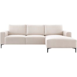 Hoekbank rechts Fabria polyetherschuim beige