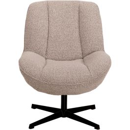 Draaifauteuil Fortenza bouclé beige