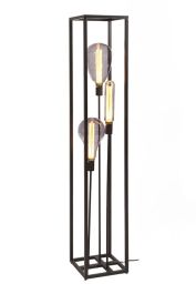 Vloerlamp Tiamo zwart staal 160x25 cm