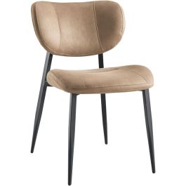 Eetkamerstoel Gomba microvezel taupe