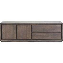 TV-meubel Lavio (164 cm) eiken grafiet