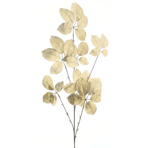 Kunsttak Varenzo prunus blad goud