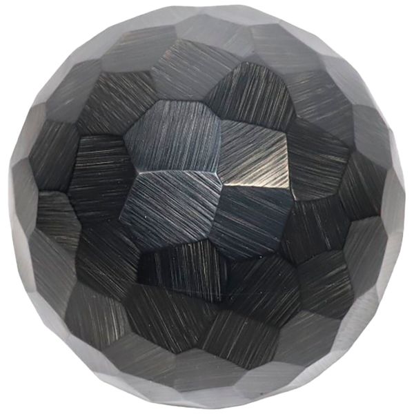 Decoratiebeeld Trebbia bal L zwart