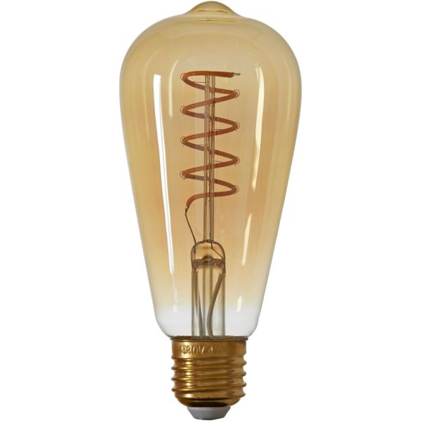 E27 Ledlamp Luce amber 4 Watt 6,5 cm hoekig
