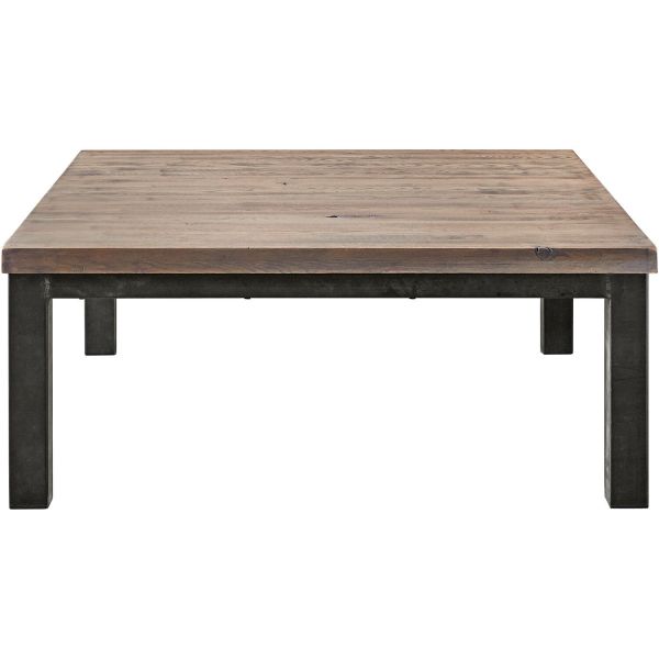 Salontafel Hevano eikenhout 100x100 cm vierkant moose