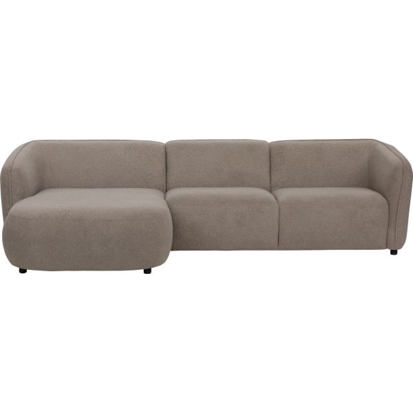 Hoekbank links Lavanga taupe basic comfort