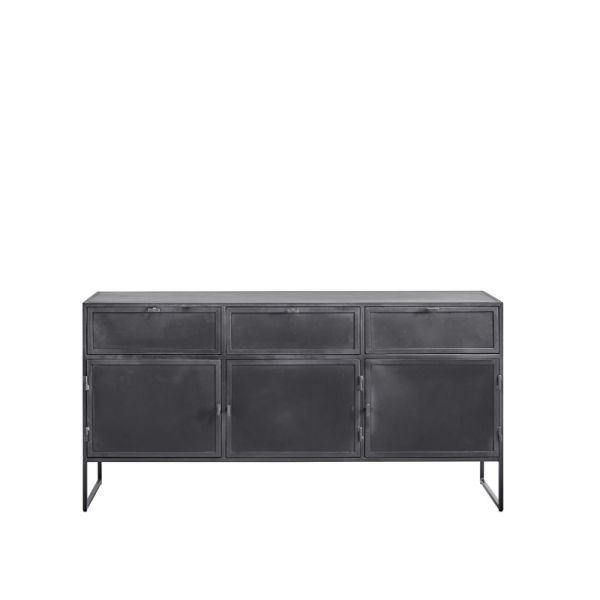 Dressoir Orizone (152 cm) zwart metaal