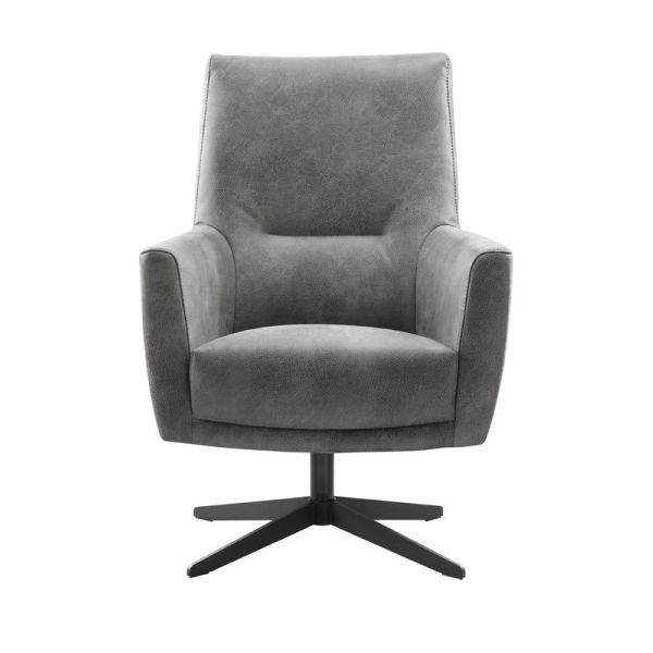 Draaifauteuil Malteno pocket/HR-schuim zitting donkergrijs