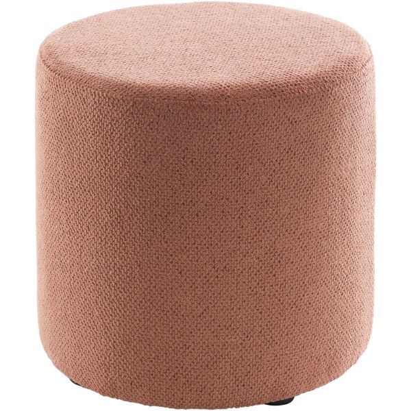 Poef Roby 45 cm bruin rond