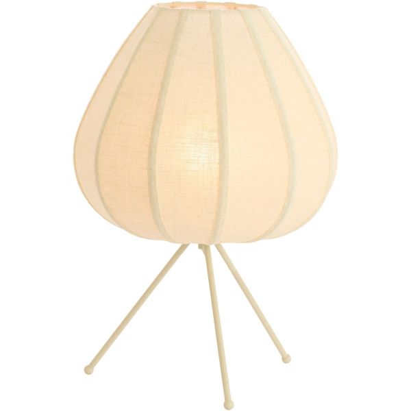 Tafellamp Moscito ecru linnen 1-lichts