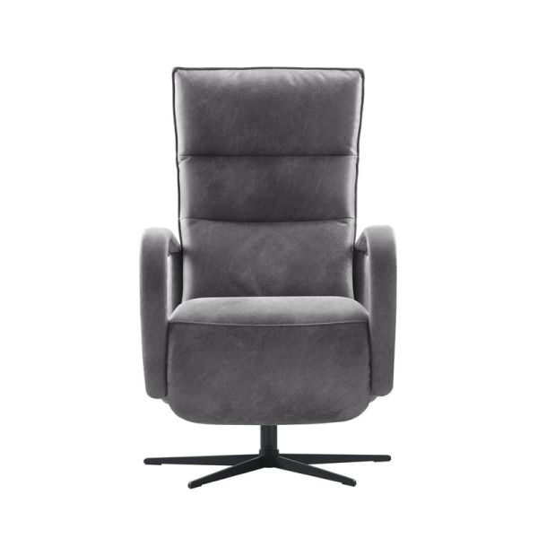 Relaxfauteuil Seduto pocket/HR-schuim zitting donkergrijs