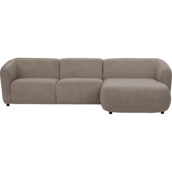 Hoekbank rechts Lavanga taupe basic comfort