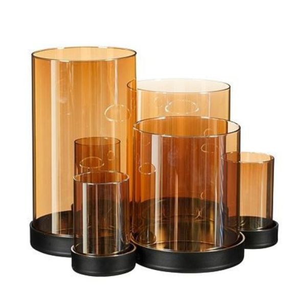 Kaarsenhouder Orselina 6 glazen goud