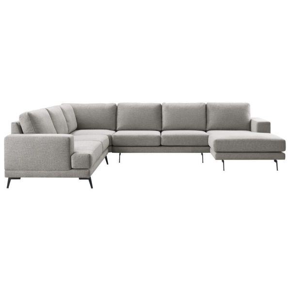 Hoekbank Acante HR-schuim zitting grijs