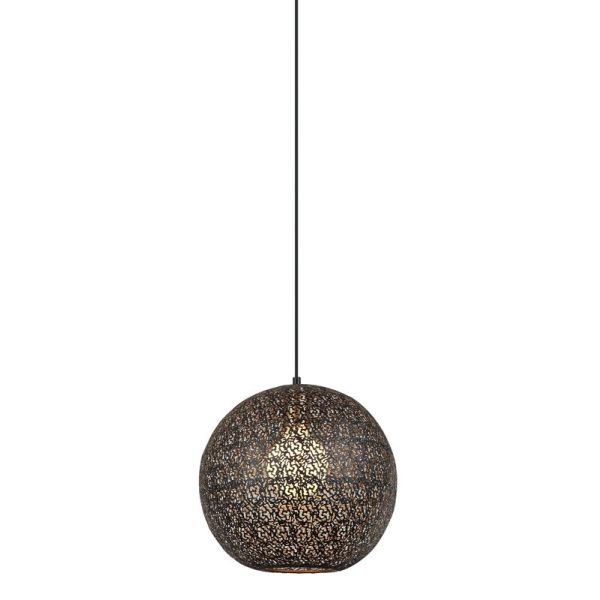 Hanglamp Tossica Ø 30 cm zwart staal 1-lichts