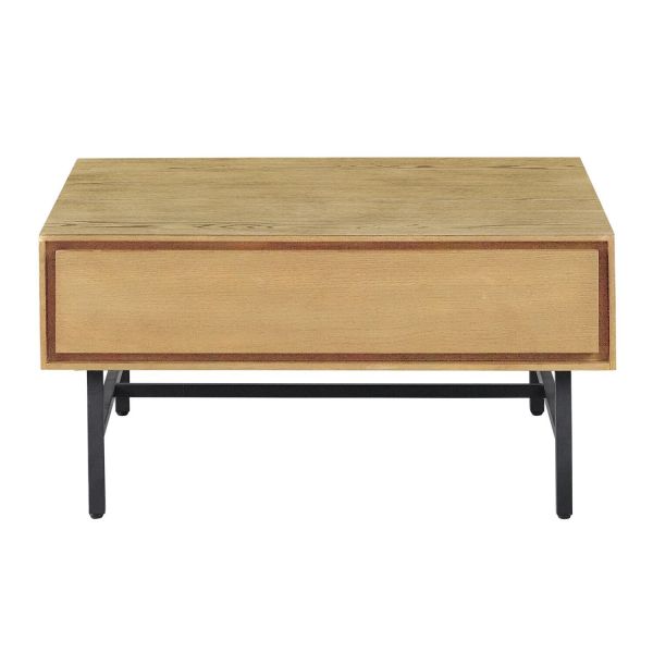 Salontafel Belvio 85x85 vierkant light oak