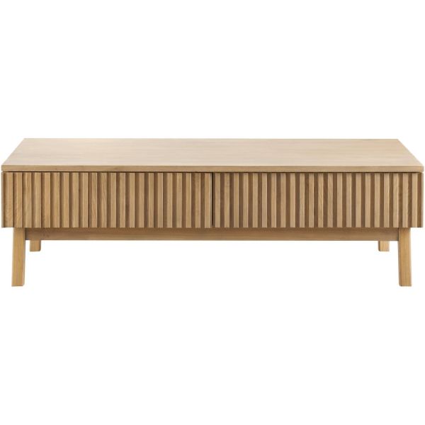 Salontafel Arrosto eikenhout 70x135 cm rechthoekig light roast