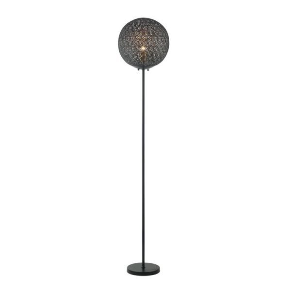 Vloerlamp Tossica Ø 40 cm zwart staal