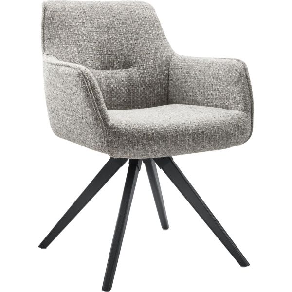 Eetkamerstoel Turelli lichtgrijs