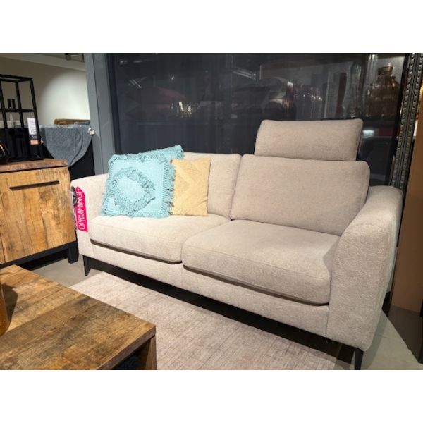 FORLIE 2,5 zitsbank arm B stof boogie 84-clay