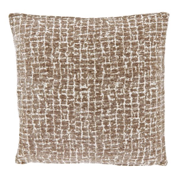 Sierkussen Baschi 45x45cm grijs gestreept