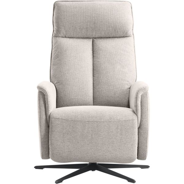Relaxfauteuil Assele elektrisch lichtgrijs