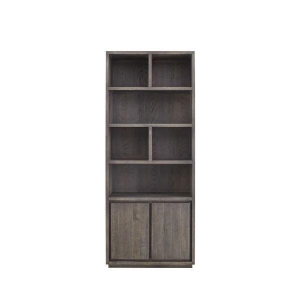 Boekenkast Lavio (86 cm) eiken grafiet