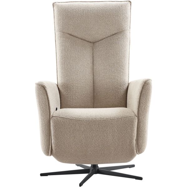 Relaxfauteuil Seduto microvezel beige