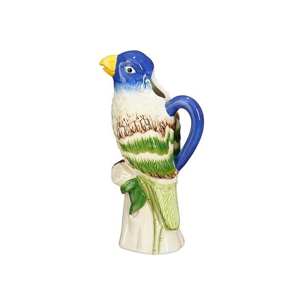 Vaas Palmoli papegaai blauw met groen