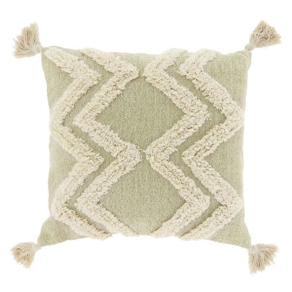 Sierkussen Banchette lichtgroen