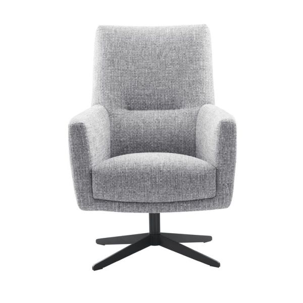 Draaifauteuil Morini pocketveren/visco zitting zinc