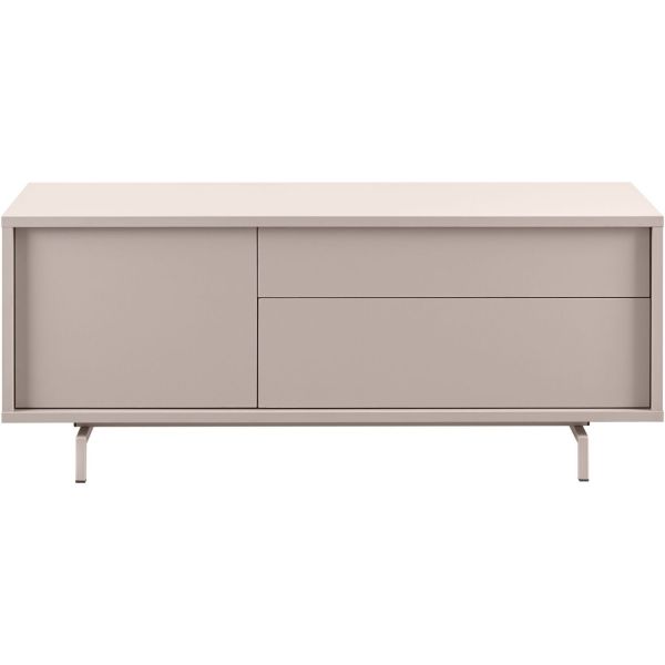 TV-meubel Famosa 132 cm grijs