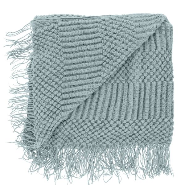Plaid Follo blauw