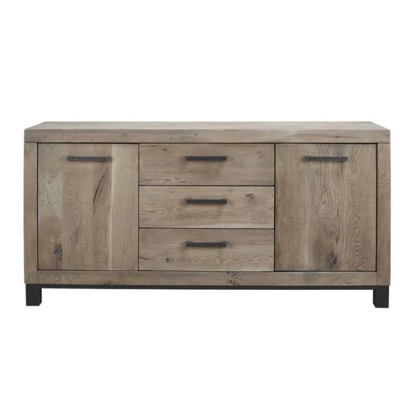 Dressoir Hevano (162 cm) eikenhout moose