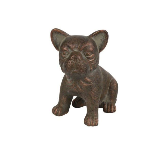 Perrito hond pugsy zittend bruin