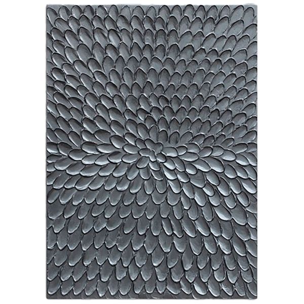 Wandpaneel Pictura 80x120 cm rechthoekig zilver