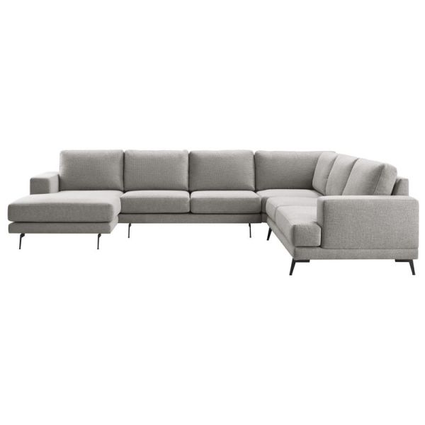 Hoekbank Acante HR-schuim zitting grijs