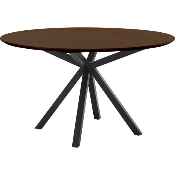 Eettafel Belvio 140 cm rond dark oak